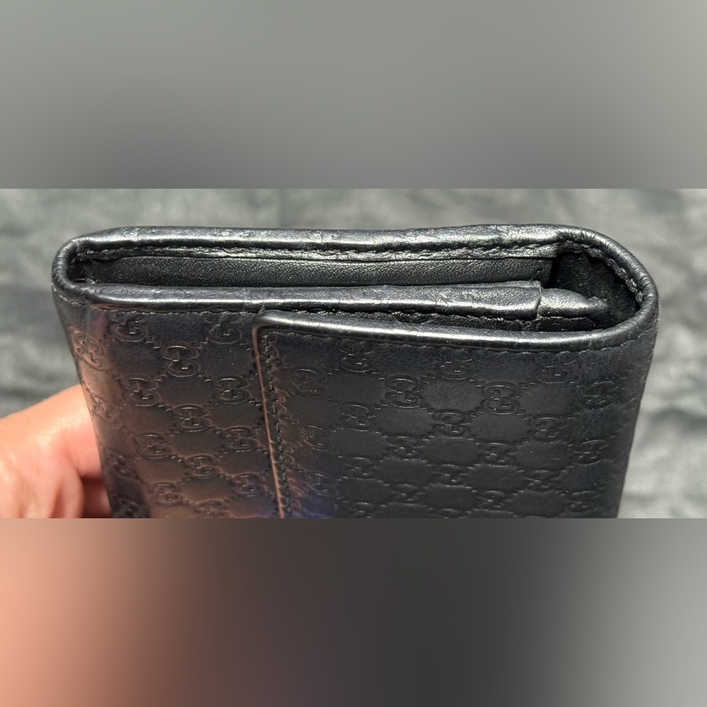 Gucci microguccissma black wallet - Picture 5 of 14